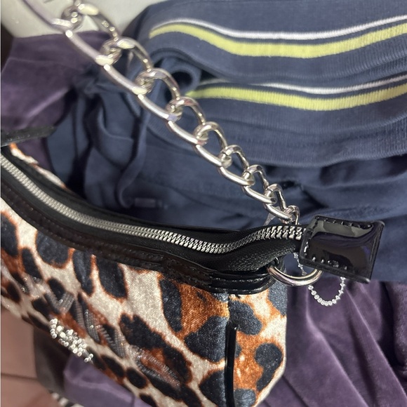 Paris Hilton Brown Leopard Shoulder Bag - Picture 4 of 9